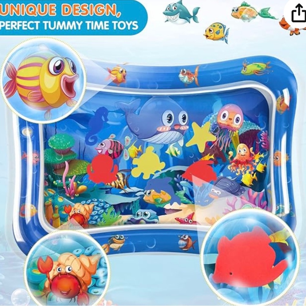 Infinno Tummy Time Water Mat for Kids